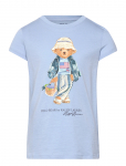 Ralph Lauren Kids - Polo Bear Cotton Jersey Tee - L&uuml;hikeste varrukatega - 132-140