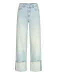 Pieces - Pcsilke Mw Fold Up Denim Jeans - Laiad - 31 x 32