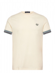 Fred Perry - Twin Tipped  Cuff T-Shirt - L&uuml;hikeste varrukatega - M