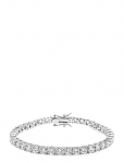Nialaya - Tennis Bracelet With Silver - K&auml;ev&otilde;rud - L