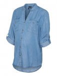 Vero Moda Maternity - Vmmbree 7/8 Sleeve Loose Shirt Ga - Teksas&auml;rgid - XXL