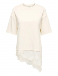 JDY - Jdyalma 2/4 Lace Detail T-Shirt Jrs Exp - L&uuml;hikeste varrukatega - L