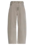 Calvin Klein Jeans - Cropped Barrel Jean Grey Sage - Barrel-teksad - 26