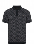 Moose Knuckles - Apex Knit Polo Mono - L&uuml;hikeste varrukatega kootud polos&auml;rgid - S
