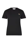 Maison Kitsune - Baby Fox Patch Regular Tee Shirt - L&uuml;hikeste varrukatega - L