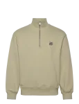 Maison Kitsune - Grey Fox Head Patch Comfort Half Zipped Sweatshirt - Dressipluusid - M