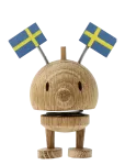 Hoptimist - Hoptimist Celebration Bumble Sweden S Raw Oak - Figuurid ja skulptuurid - 6.5X7.3X9.9CM x 6.5