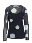 Hunk&oslash;n - Salem Mesh Blouse - Pikkade varrukatega - L