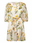 Vila - Vialinia Sol 3/4 O-Neck Short Dress/Ln - L&uuml;hikesed kleidid - 36