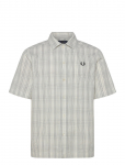Fred Perry - Seersucker Check Shirt - Ruudulised s&auml;rgid - L