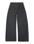 Nudie Jeans - Sonic Sue Dry Ecru Waves - Barrel-teksad - 32 x 30