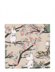 Moomin By Havi - Moomin Napkin Moomin Falls In Love - Pabersalvr&auml;tikud - 33X33CM