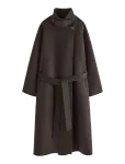 Lindex - Coat In Wool Blend - Villased mantlid - XL