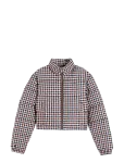 Tommy Jeans - Tjw Crop Check Puffer - Polsterdatud jakid - M