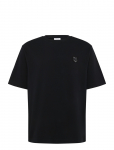 Maison Kitsune - Bold Fox Head Patch Oversize Tee Shirt - L&uuml;hikeste varrukatega - XL
