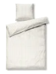 Juna - Soft Bed Linen 150X210 Cm Off-White/Caramel Se - Voodipesukomplektid - 150X210;50X60CM