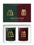 Skandinavisk - Forest & Feast Scented Candle Giftset 65G X 2 - L&otilde;hnak&uuml;&uuml;nlad - ONE SIZE