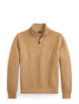 Polo Ralph Lauren - 2/16 Wool Cotton-Sweater-Half Zip - Poolpika lukuga džemprid - S