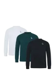 Abercrombie Kids - 3E-3Pk Ls Tee - Pikkade varrukatega T-s&auml;rgid - 110/116