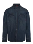 Mos Mosh Gallery - Mmgdavid Snap Denim Shirt - Vabaaja s&auml;rgid - L