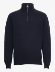 Barbour - Barbour Essential L/Wool Half Zip Knitted Jumper - Poolpika lukuga džemprid - L