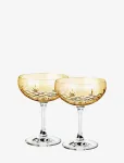 Frederik Bagger - Crispy Citrine Gatsby - 2 Pcs - &Scaron;ampanjaklaasid - ONE SIZE