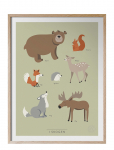 Kunskapstavlan&reg; - I Skogen - Posters - 30X40CM