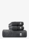 Lexington Home - Lexington Hotel Towel Gray/Dk Gray - R&auml;tikud - 50X70CM