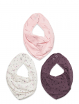 Fixoni - Bandana Bibs 3-Pack - Pudip&otilde;lled - ONE SIZE