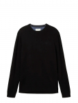 Tom Tailor - Basic Crewneck Knit - &Uuml;mara kaelusega - XXL