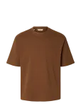 Selected - Slmlooseoscar Ss O-Neck Tee Noos - L&uuml;hikeste varrukatega - M
