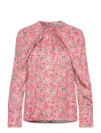Malina - Evie Pleated Neckline Blouse - Pikkade varrukatega - L