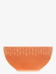 Aida - Confetti Apricot Sk&aring;l M/Relief Porcel&aelig;n 14 Cm. - Hommikus&ouml;&ouml;gikausid - &Oslash; 14 CM x 15.3