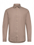 Lindbergh - Soft Indigo Stretch Shirt L/S - Teksas&auml;rgid - S