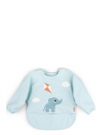 Done By Deer - Sleeved Pocket Bib Playground Blue - Pikkade varrukatega pudip&otilde;lled - ONE SIZE