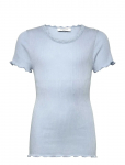 Rosemunde Kids - Rkbalta Modal Ss Lace T-Shirt - L&uuml;hikeste varrukatega - 128