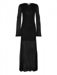 Malina - Haisley Sheer Knitted Maxi Dress - Maksikleidid - XL