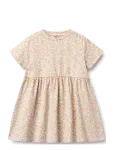 Wheat - Jersey Dress S/S Anna - L&uuml;hikeste varrukatega vabaajakleidid - 140