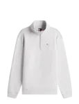 Tommy Jeans - Tjm Reg Fleece 1/4Zip Mock Neck - Poolpika lukuga džemprid - XXL