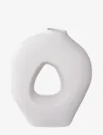 House Nordic - Aina - Vase, Ceramic, White 24X10,5X27,8 Cm - Big Vases - 27.8X24X10.5CM