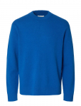 Selected - Slhreuben Ls Knit Relaxed Crew Neck - &Uuml;mara kaelusega - L