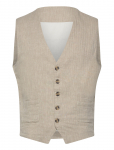 Lindbergh - Cotton Linen Waistcoat - Vestid - XXXL