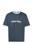 Calvin Klein Jeans - Ss Retro Logo Ringer 16S Rlxd Te - L&uuml;hikeste varrukatega - S