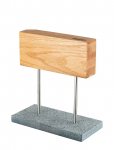 Laguiole Style De Vie - Knife Block Magnetic Oak Sdv - Noaplokid - 25X12X27.5CM