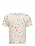 Kids Only - Kmgtrinny Life Ss O-Neck Aop Top Jrs - L&uuml;hikeste varrukatega - 92