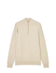 Mads N&oslash;rgaard - Urban Chase Half Zip Knit - Poolpika lukuga džemprid - XXL