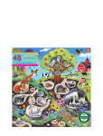 Eeboo - Giant Puzzle 48 Pcs - Within The Country - Klassikalised m&otilde;istatused - ONE SIZE