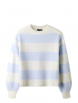 LMTD - Nlfbynthe Stripe Ls Short Knit - Pulloverid - 158-164
