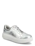 FitFlop - Rtg Metallic-Leather Sneakers - Madala s&auml;&auml;rega tossud - 37