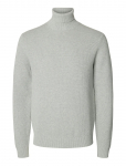 Selected - Slhdane Ls Knit Structure Roll Neck Noos - K&otilde;rge kaelusega - XXL